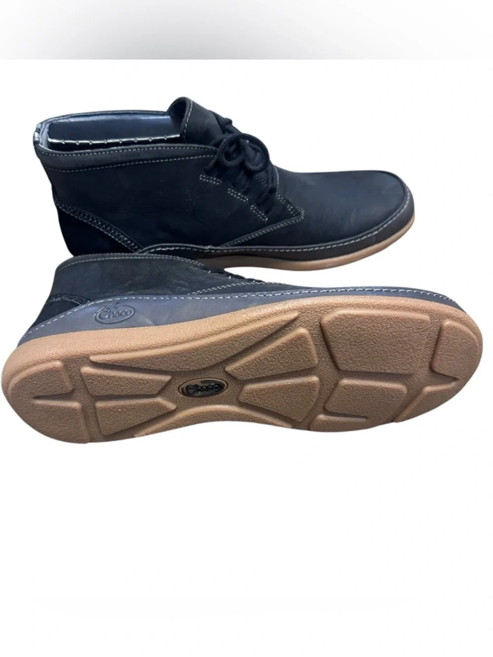 Chaco Montrose Chukka Boots Men’s 9‎ Nickel Gray Leather Casual Comfort NWT